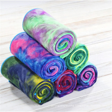 Professional Tie Dye Microfiber Yoga Towel